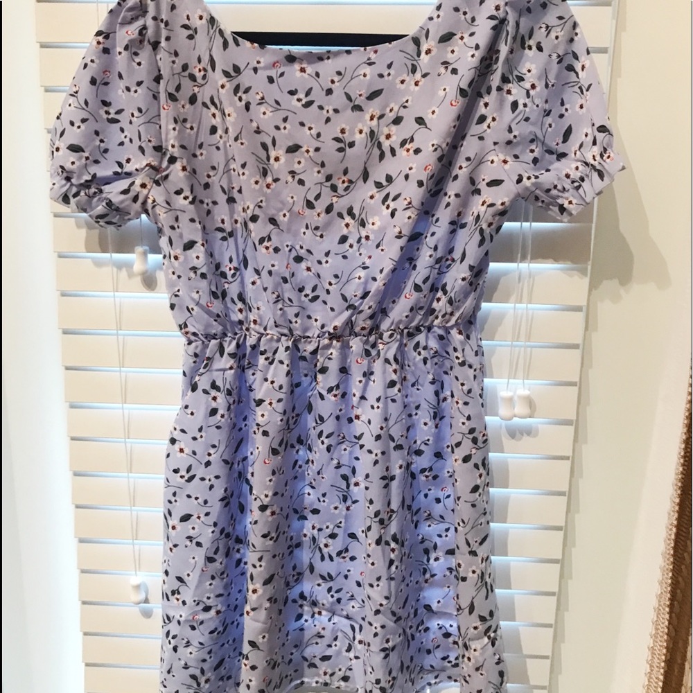 Shein purple sun dress size large